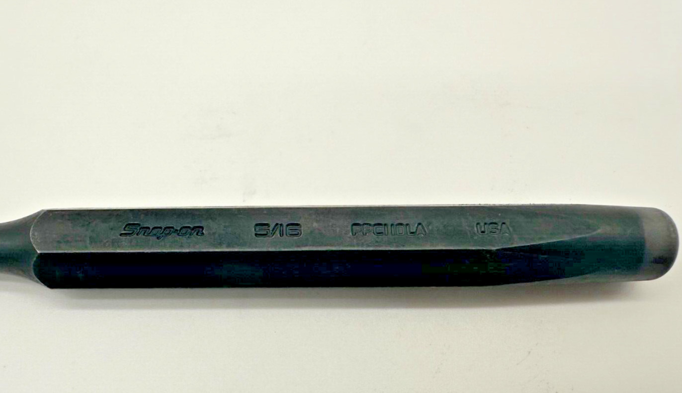 NEW Snap-On PPC110LA 5/16″ Long Pin Punch – 8-3/4″ Length – Chisel Drift Roll