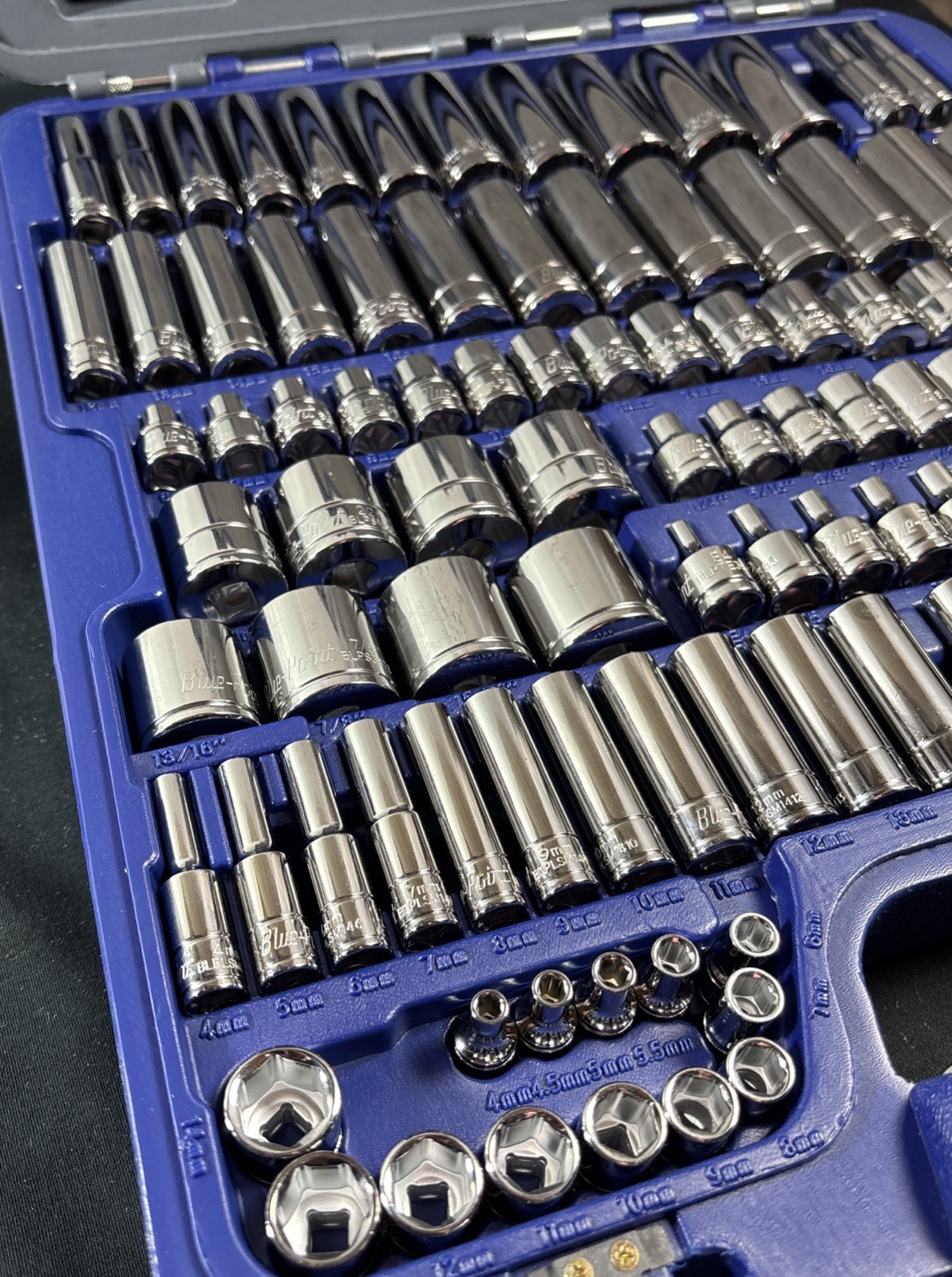 Blue Point BLPGSSC155 155 pc Combination Drive SAE / Metric General Service Set