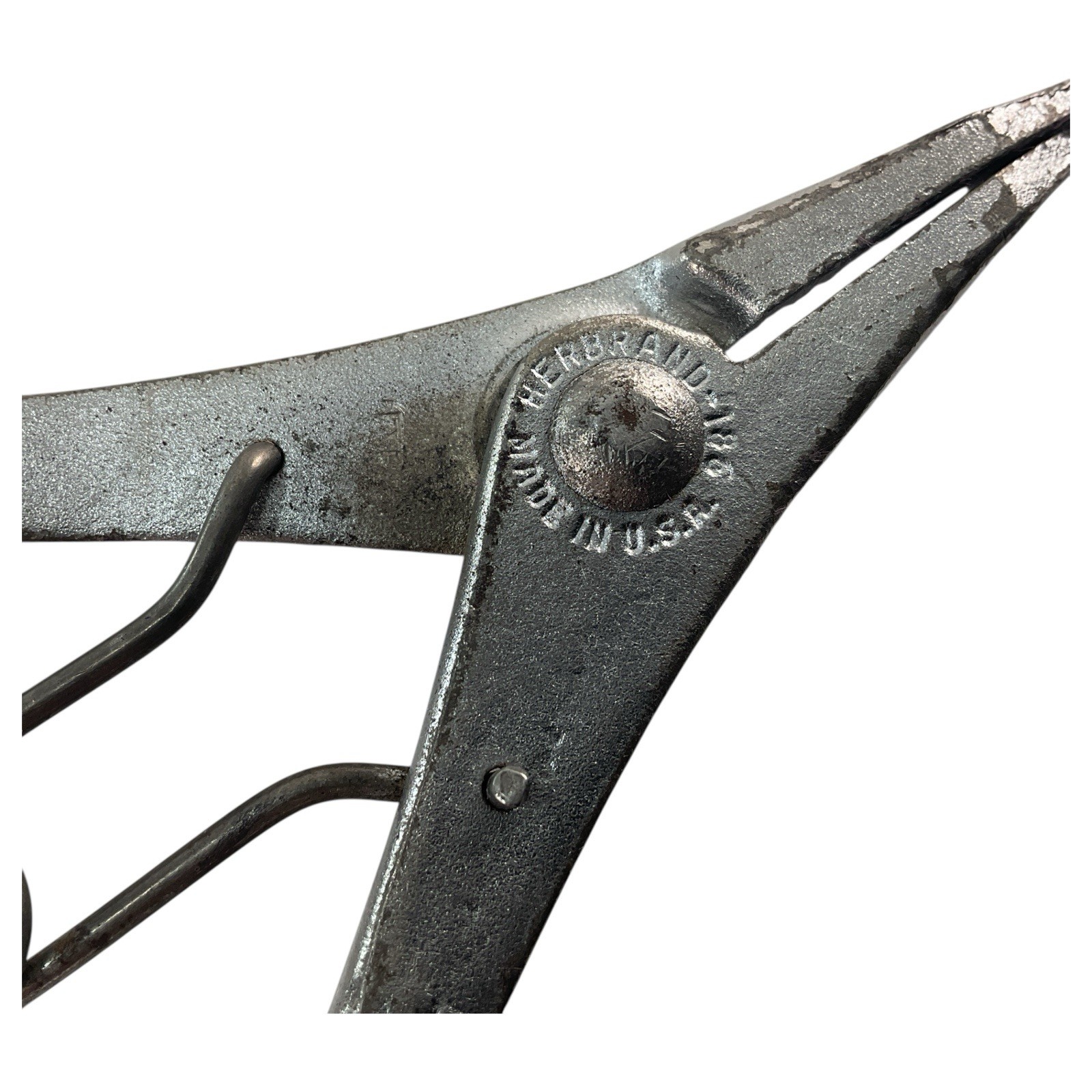 Herbrand Horseshoe Snap Ring Pliers 186 7-1/2″ External Lock Ring USA Vintage