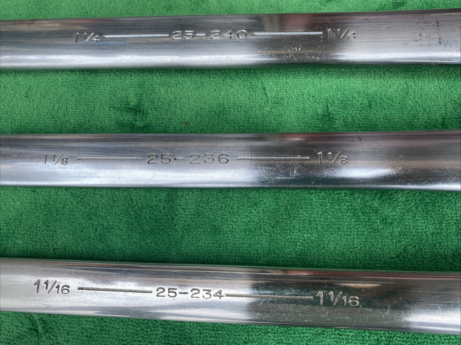 12 PC ARMSTRONG COMBINATION WRENCH SET 5/16” To 1-1/4 USA Vintage USA