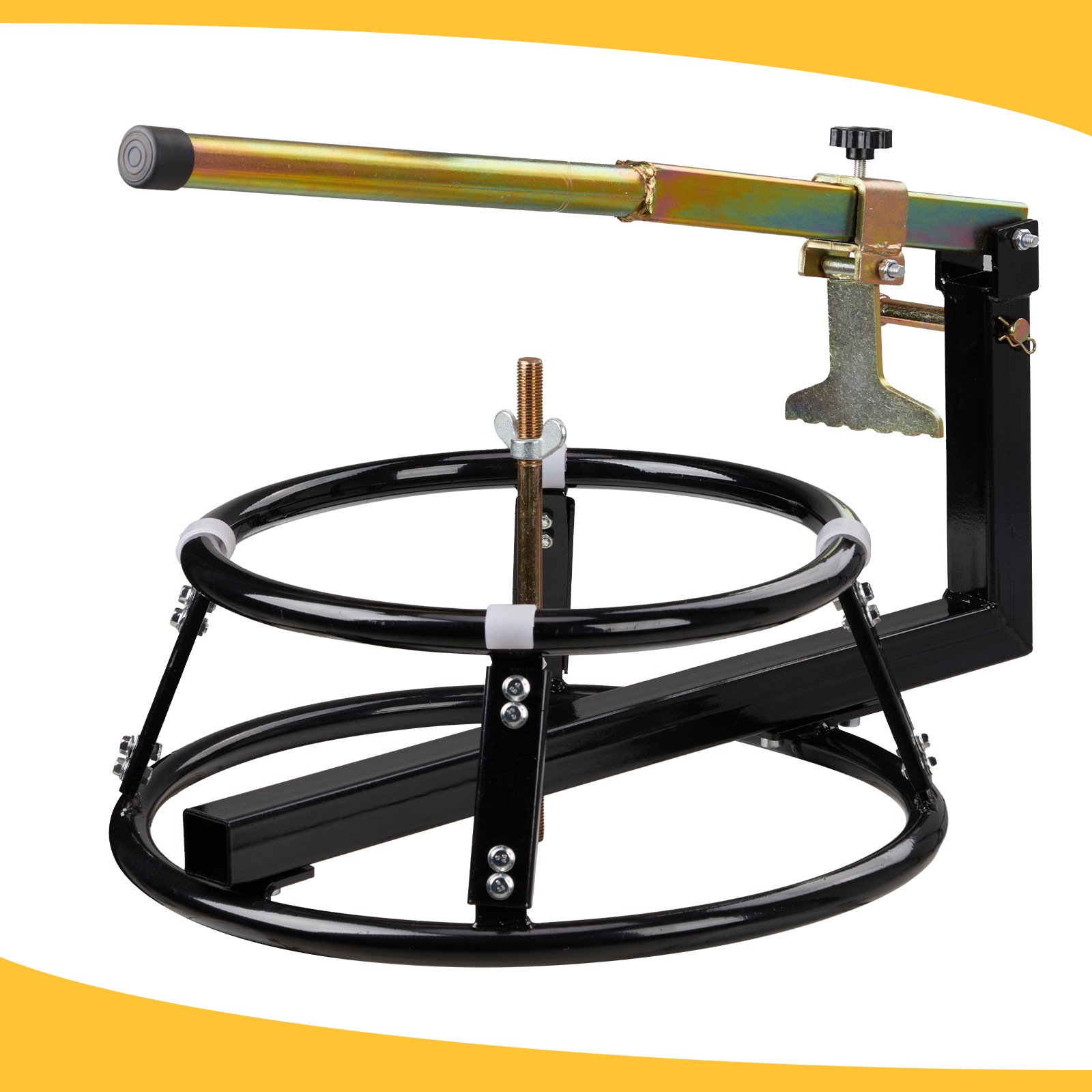 Portable Motorcycle Tire Changing Stand with Bead Breaker Dirt Bike Changing