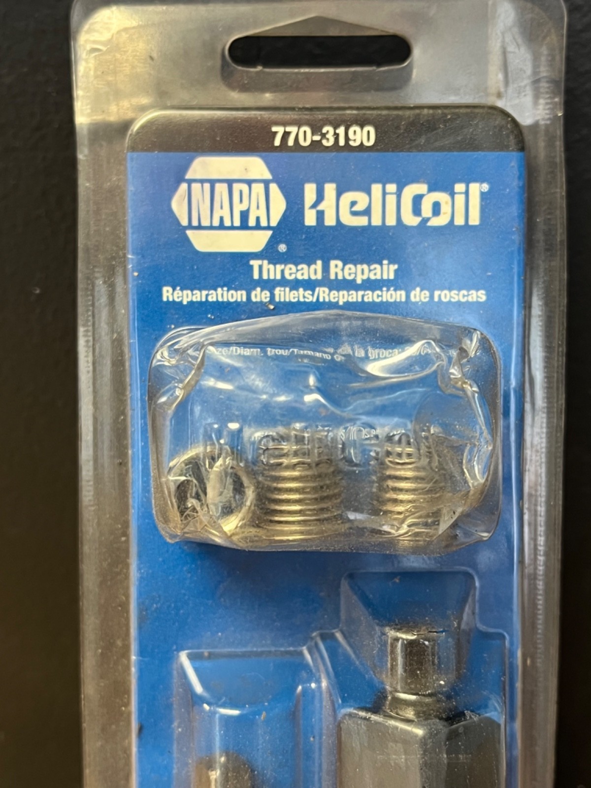NAPA HeliCoil Thread Repair M11x1.5 770-3190 Used with 3 Coil Thread Inserts