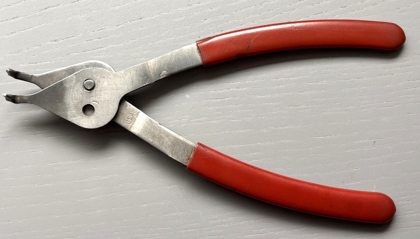 Blue Point #PR349A Internal External Angled Tip Snap Ring Pliers Convertible