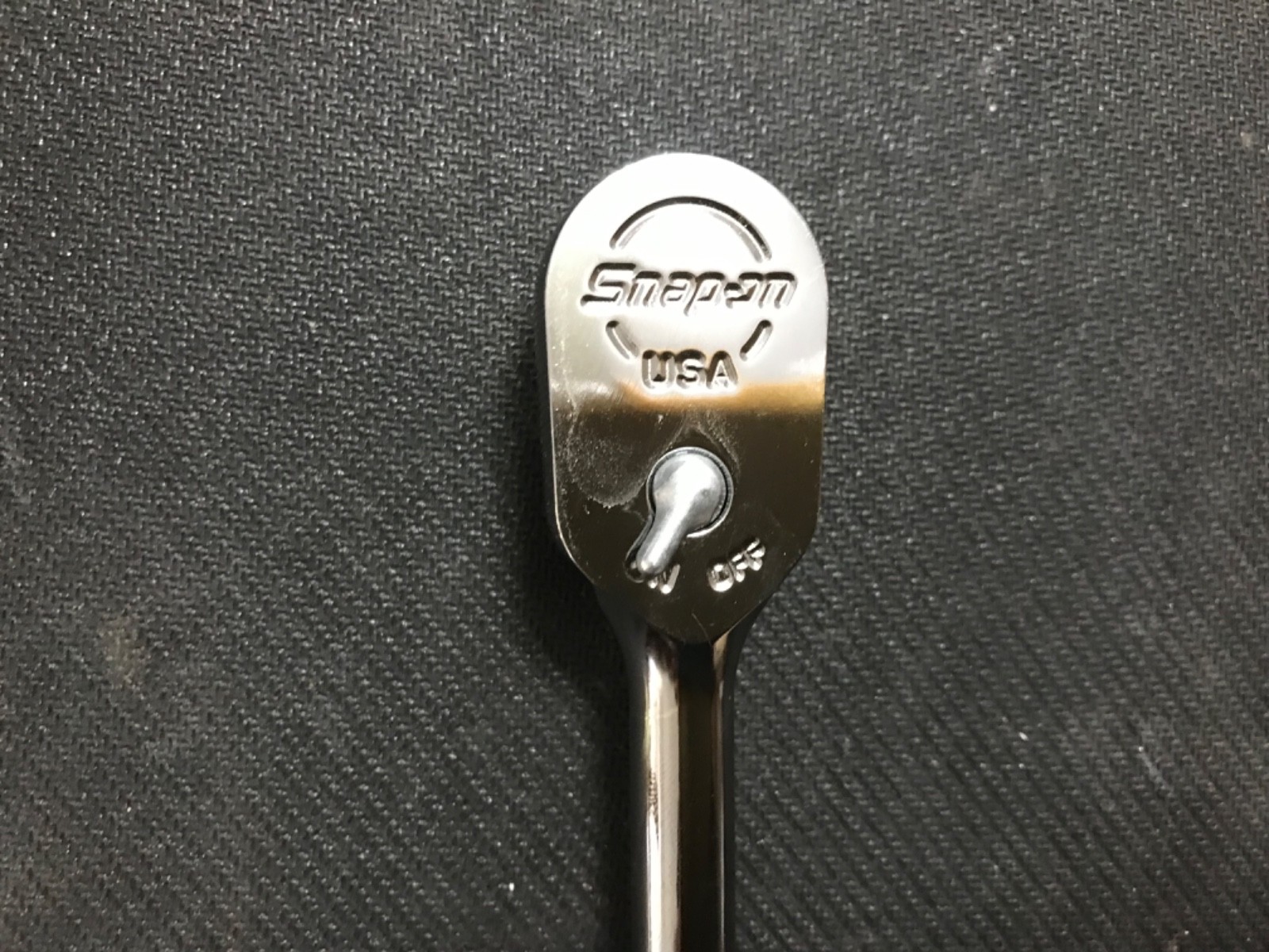 Snap On Tools 3/8″ Drive 80 Tooth Standard Handle Chrome Ratchet F80 New