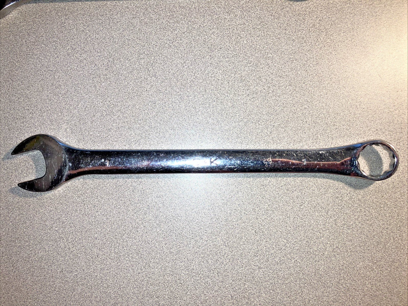 S-K Tools 1” 88232 12 Point Polished Chrome Combination Wrench USA