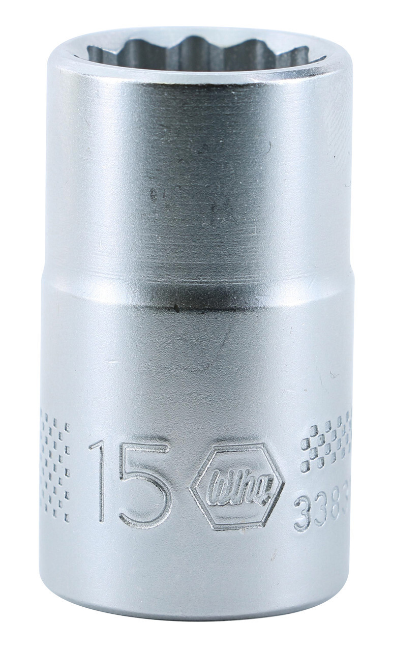 Wiha 33831 12 Point – 1/2″ Drive Socket 15.0mm