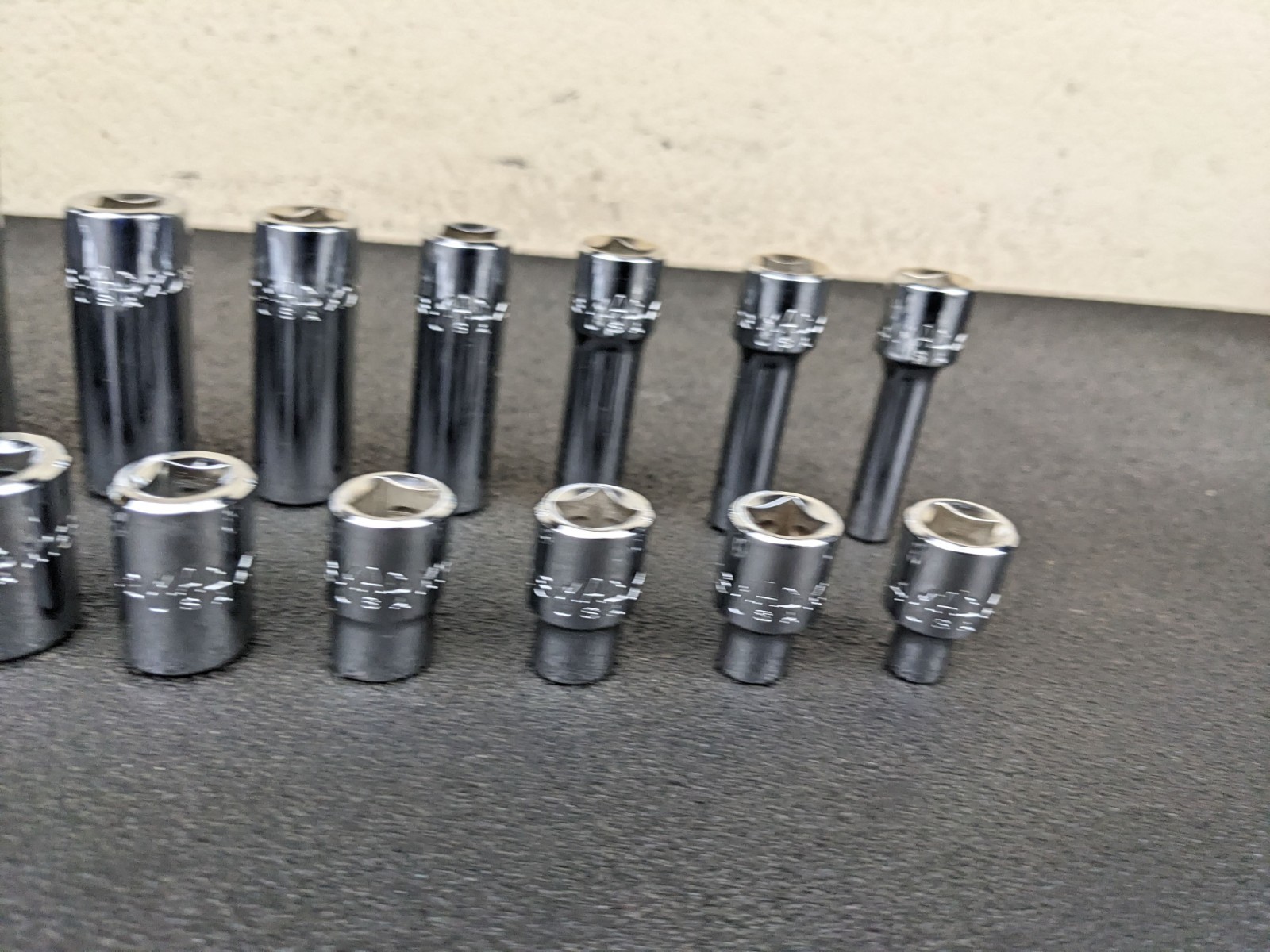 #bn926 Mac Tools SAE Metric Deluxe 3/8″ Drive General Service Set Socket Case