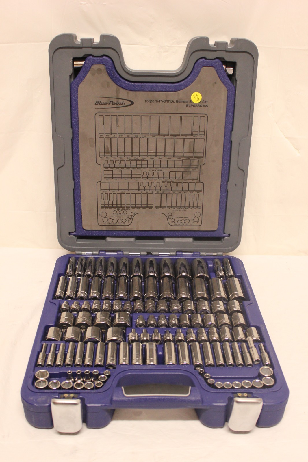 Blue-Point BLPGSSC155 155pc Combination Drive SAE/Metric Socket Set C1