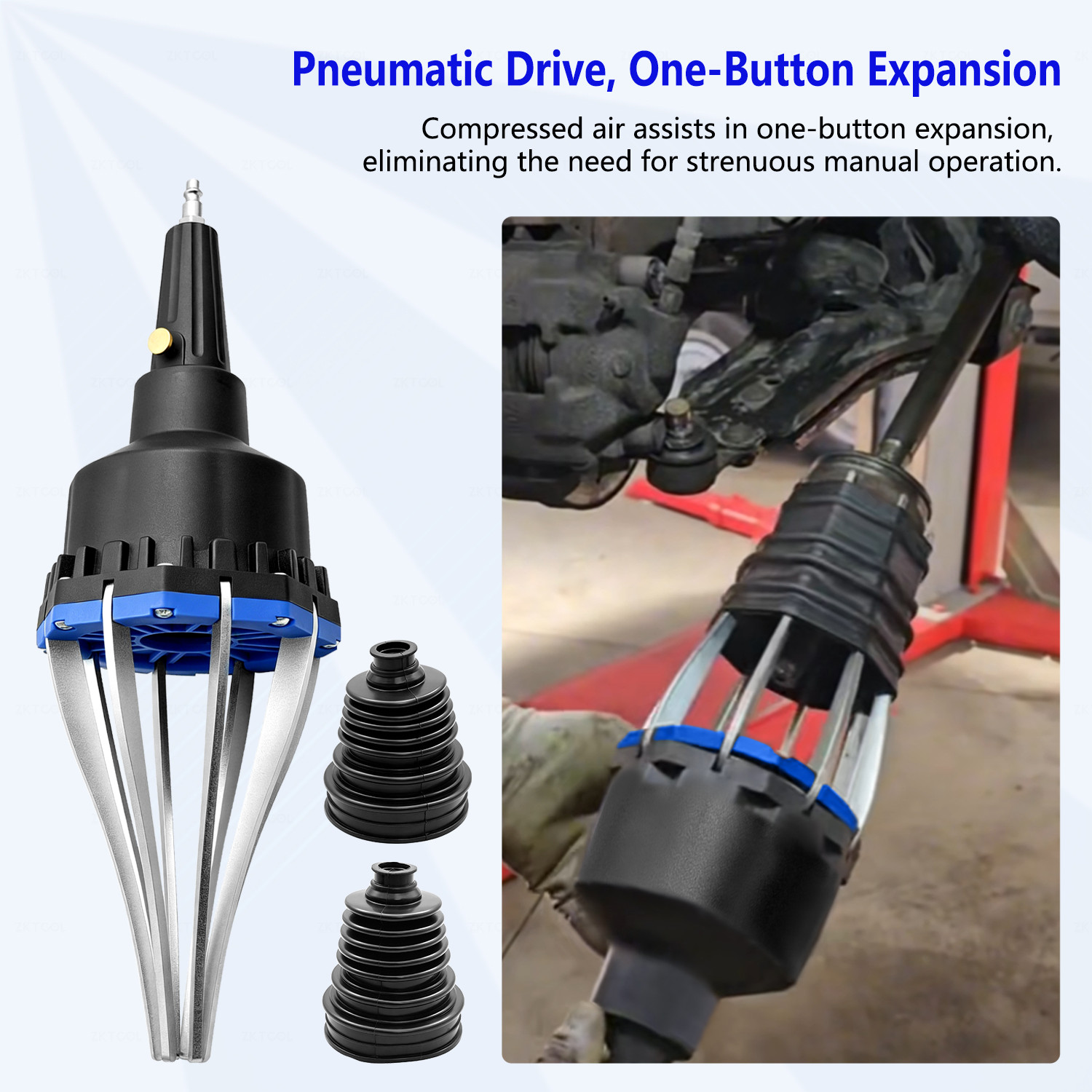 Pneumatic Air Power CV Joint Boot Expander Install Installation Removal Tool