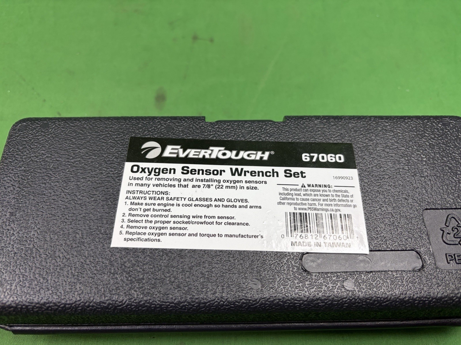 EverTough Oxygen Sensor Wrench Set 7/8″ 22mm Mint (E3)