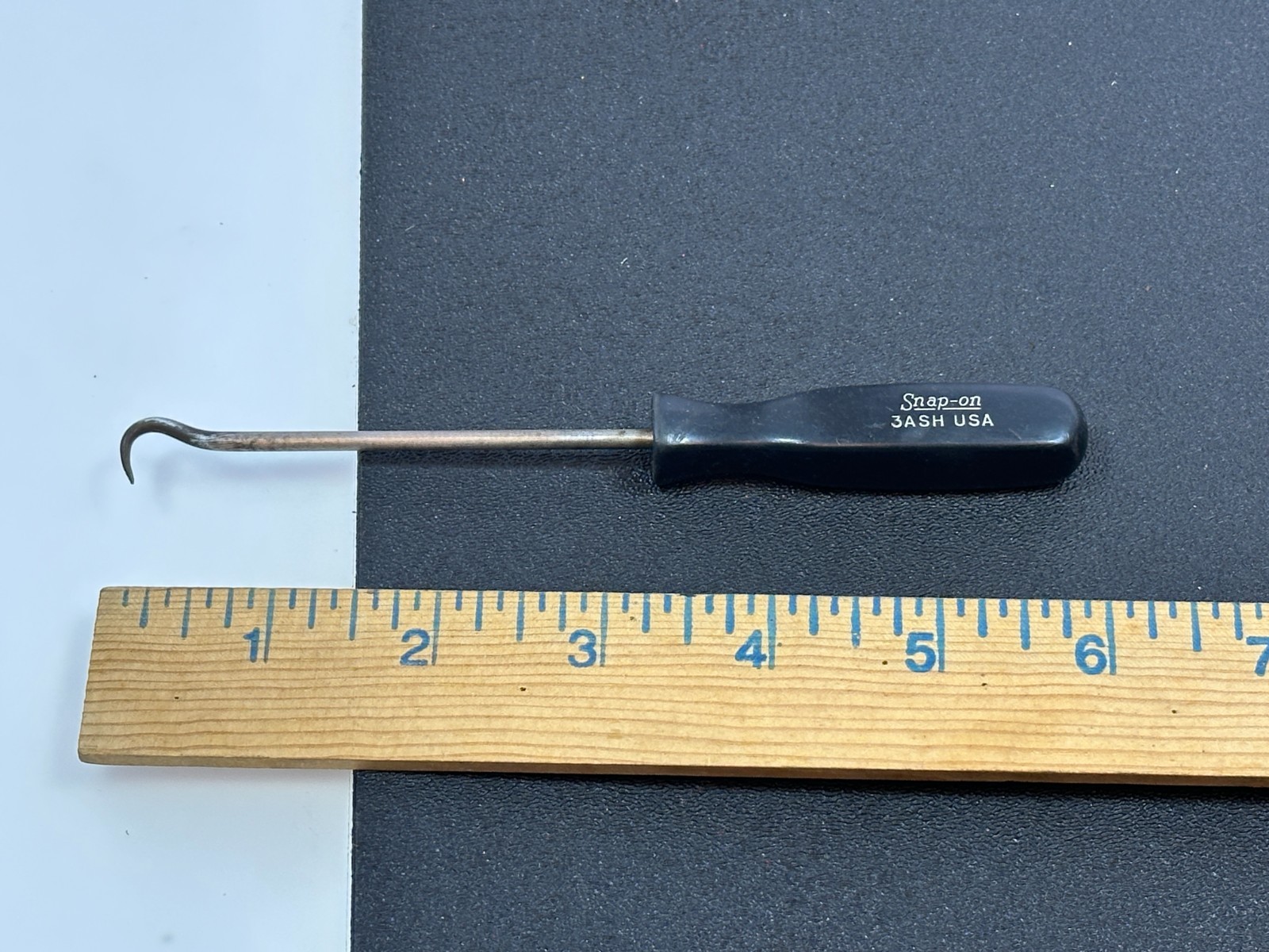 Snap On Tools USA 3ASH Black Hard Handle Miniature Hook Pick