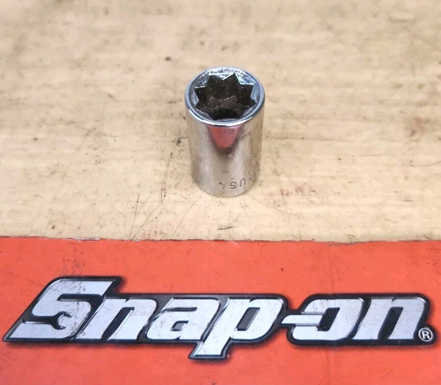 Snap On TM410 – 1/4″ Drive 5/16″ Double Square 8 Pt Chrome Socket
