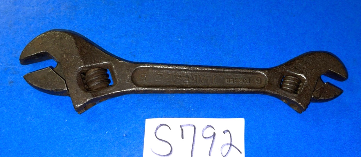 LAKESIDE TOOLS VINTAGE DOUBLE END CRESCENT WRENCH 6-8