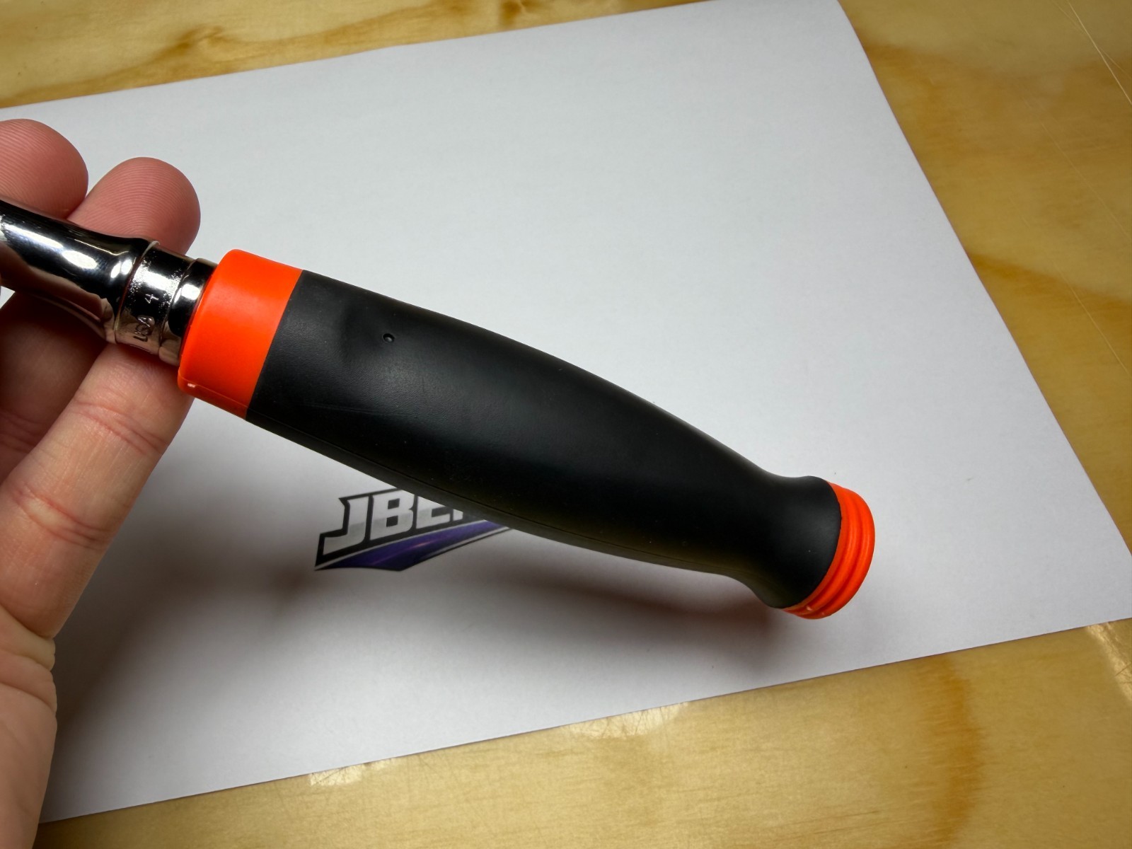 Snap-on Tools USA NEW ORANGE 3/8″ Drive 100 Tooth Soft Grip Flex Ratchet FHF100O