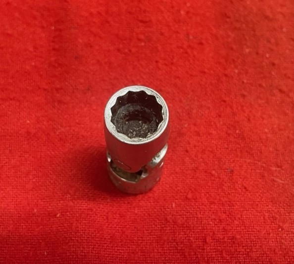Snap-On FVU14 7/16” Swivel Socket 3/8” Drive Shallow 12pt Snap On Tools