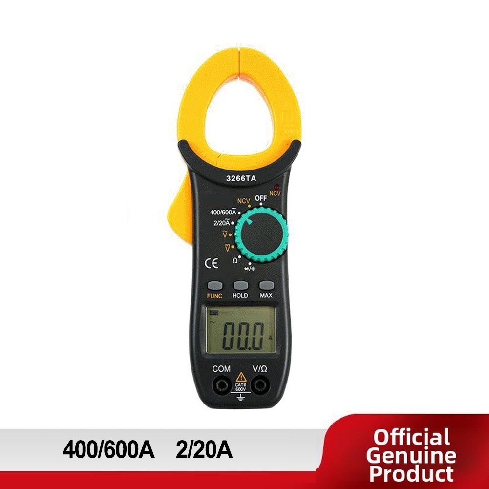 TY3266TA Multimeter Clamp Meter 600A Auto Ranging NCV Voltage and Current Test