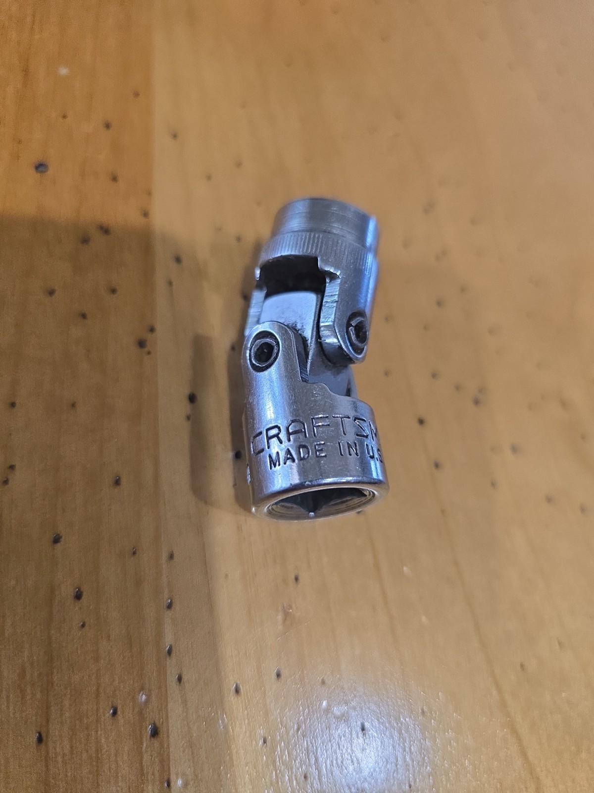 Craftsman 43203 12mm 3/8″ Drive 6 Point Chrome Swivel Universal Socket USA