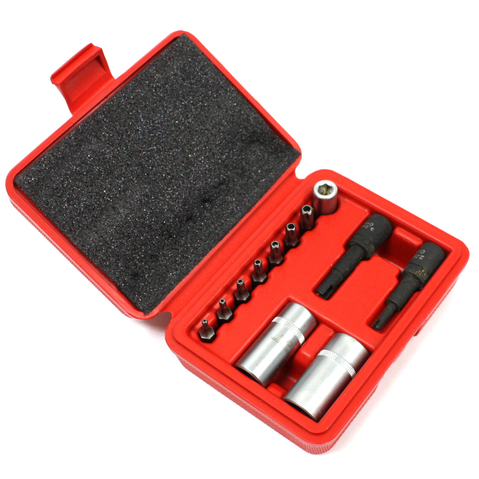12 pc Air Conditioning Service Kit | SW12 SW15 Specialist Socket 5 Point Tamper