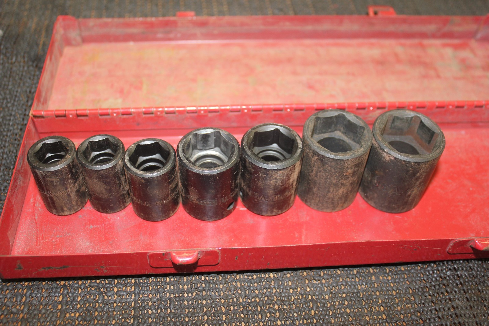 ALLEN 7Pc 1/2″ Dr Impact Socket Set 9/16″,5/8″,11/16″,7/8″,13/16″,1″,1-1/16″#997
