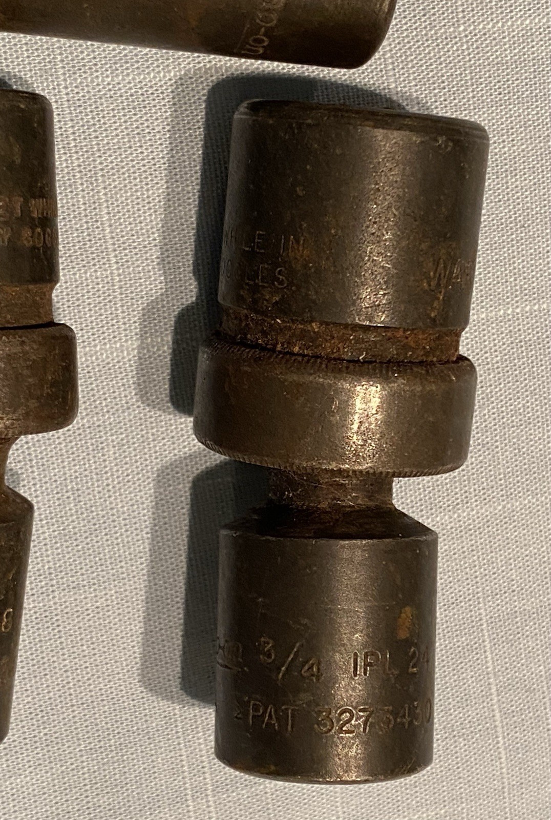 5 Snap On Socket Tools IPL 9/16” 5/8” 3/4” 9/16” Swivel Sockets & Regular