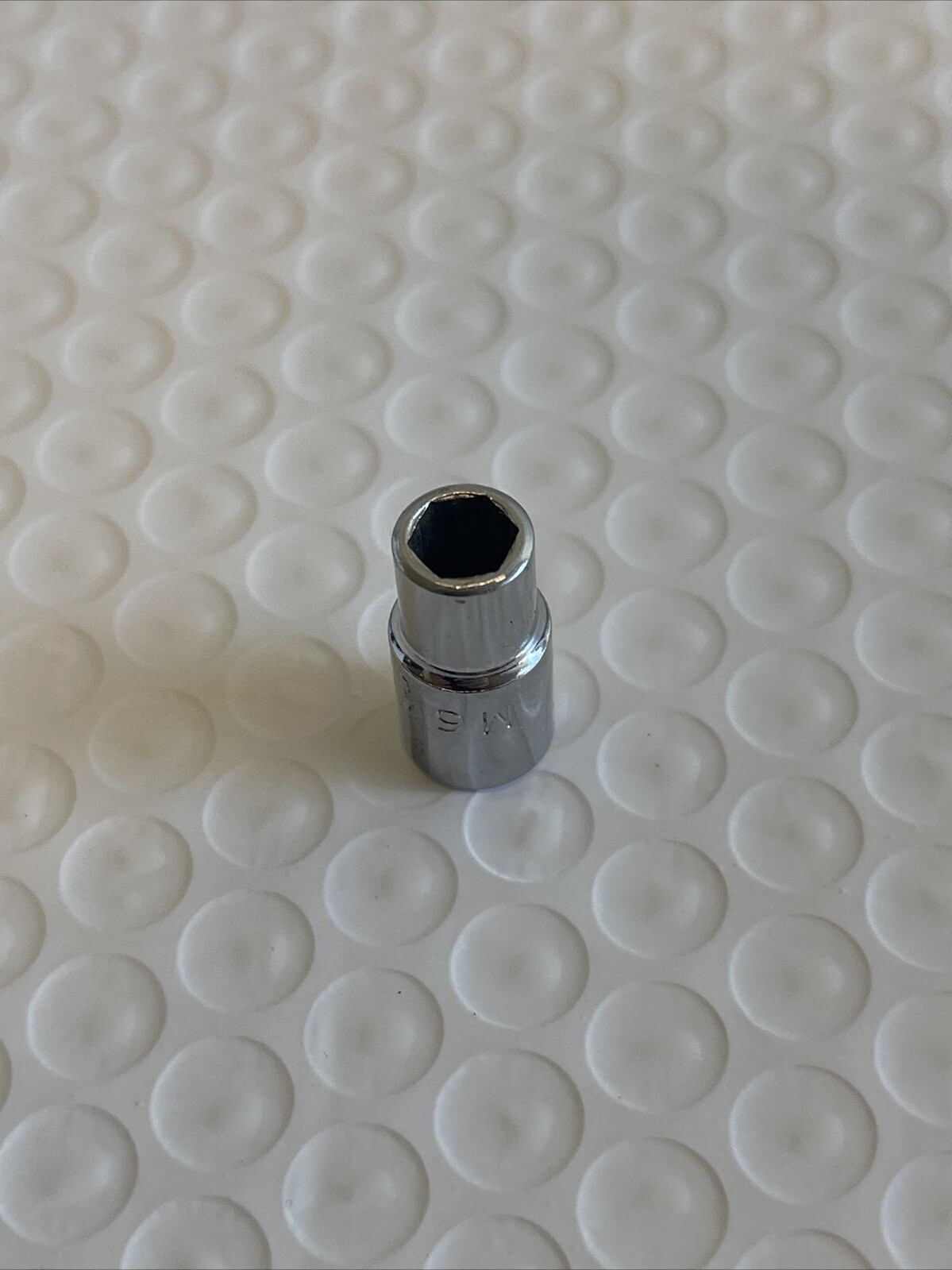 Mac Tools M6 1/4″ Drive 6 Point Metric 6mm Shallow Chrome Socket USA MINT