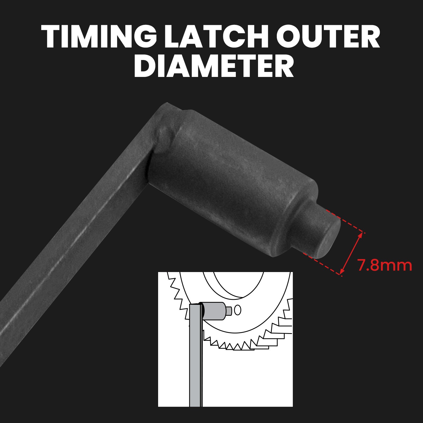 2x Engine Timing Locking Tool Kit For Citroen C3 Peugeot 208 308 SUV 1.0/1.2 VTI
