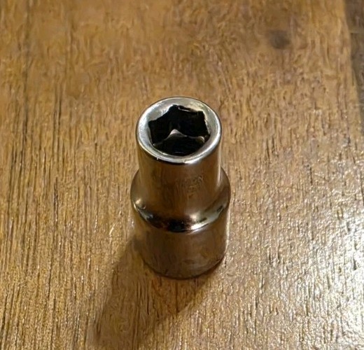 Craftsman USA 5.5mm Socket 6 Point 1/4″ Drive 34601 Easy Read