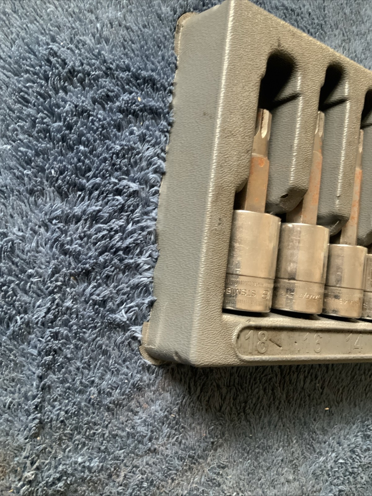Snap On Triple Square Socket Set…metric,,,,surface Rust…..