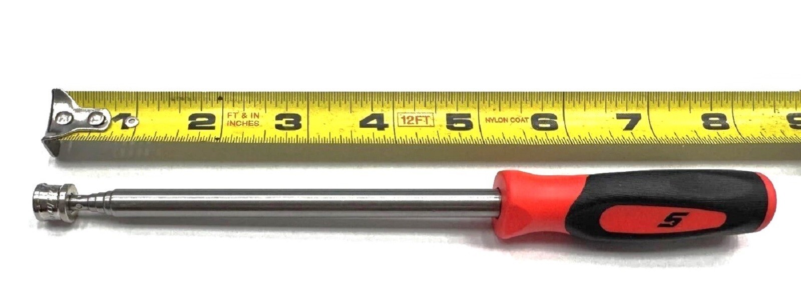 Snap-on MAGNETIC PICK UP TOOL 2 lbs PTM2O ORANGE EXTENDS TO 26 1/2″ *NEW STYLE*