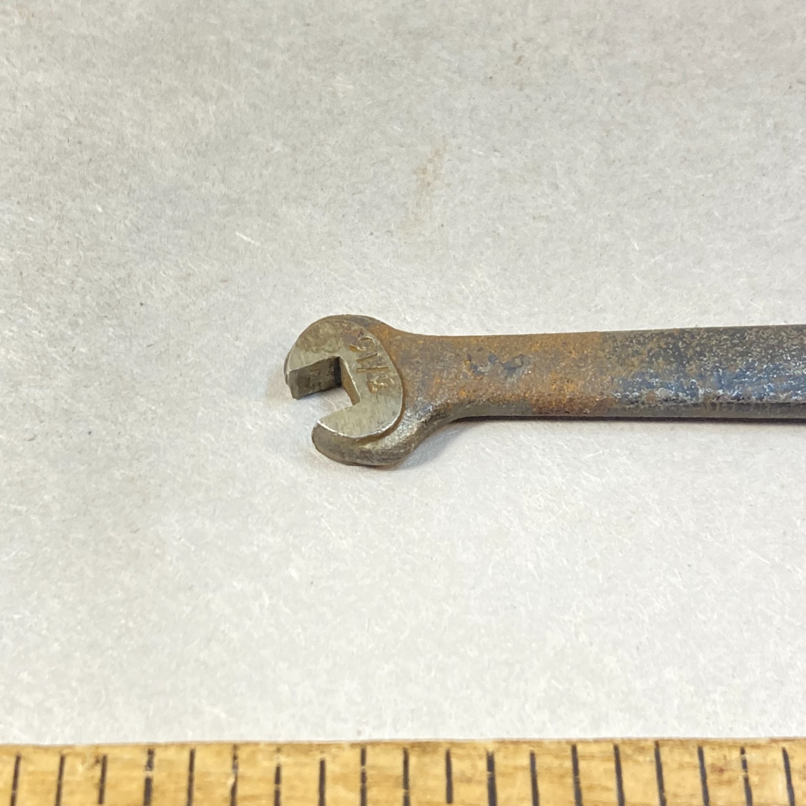 Vintage Fairmount 1/4″-3/16″ Wrench Engineer Square Nut Open End #523 USA