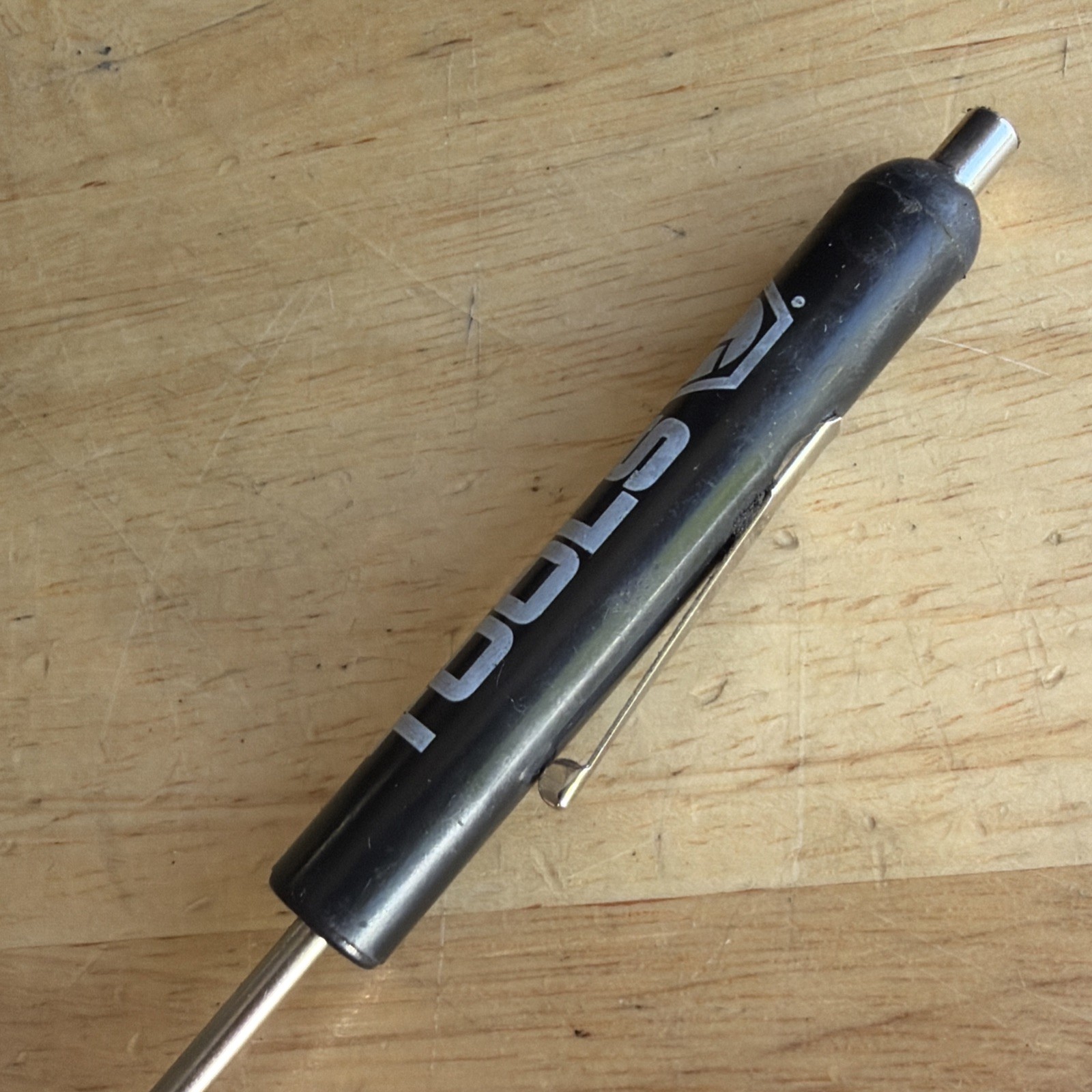 Matco Tools Mini Pocket Magnetic Flat Slotted Screwdriver Black Promo