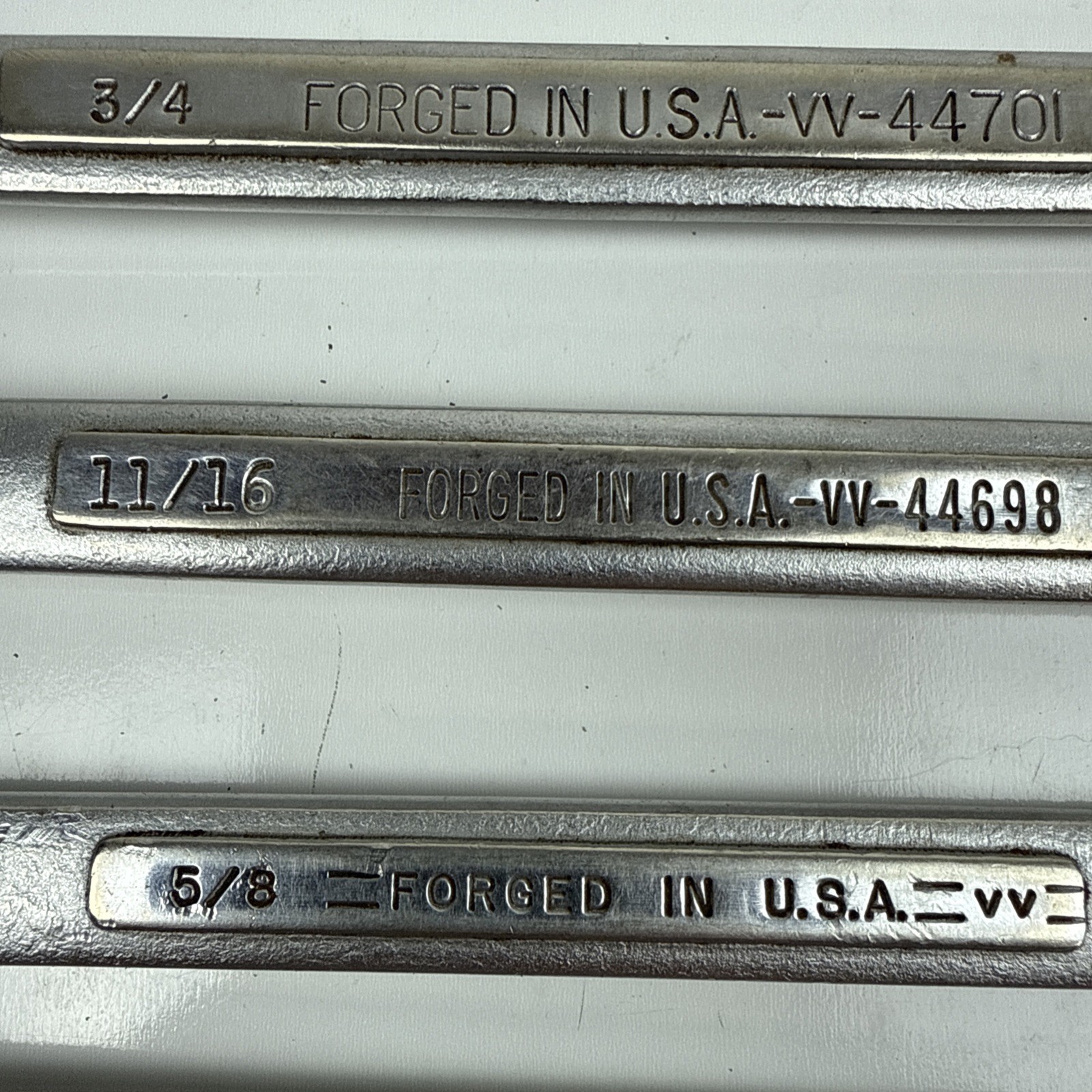 Craftsman SAE Combination Wrench Set USA 12 Pt 1/4″ 1 15/16” 15 Tools V&VV