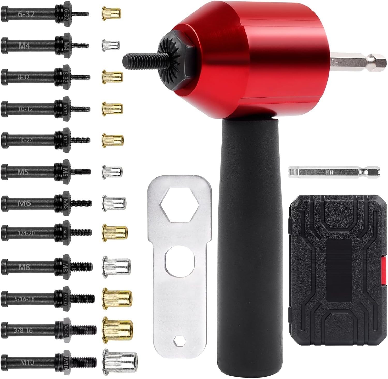 YUZES Rivet Nut Tool Adapter for Cordless Drill Electric- Newly Labor-Saving…