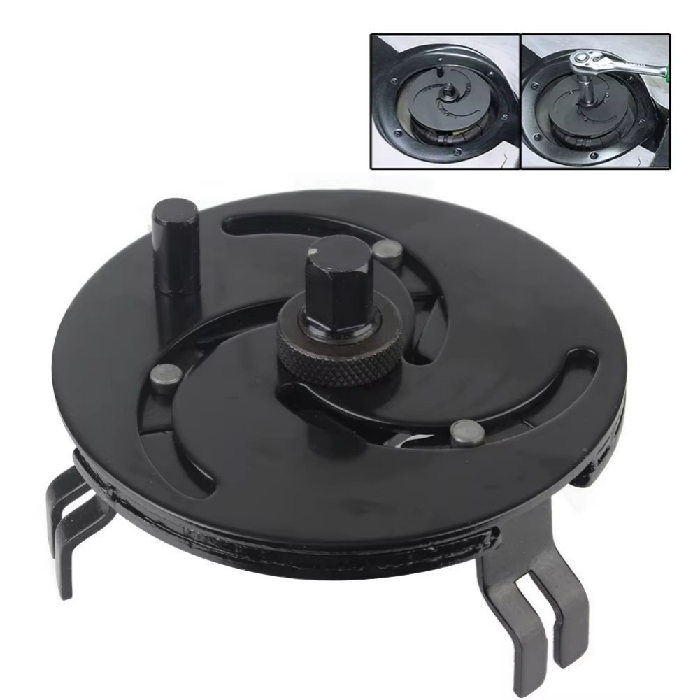 Adjustable Car Fuel Tank Cover Wrench 87 to 170mm Compact Portable Tool
