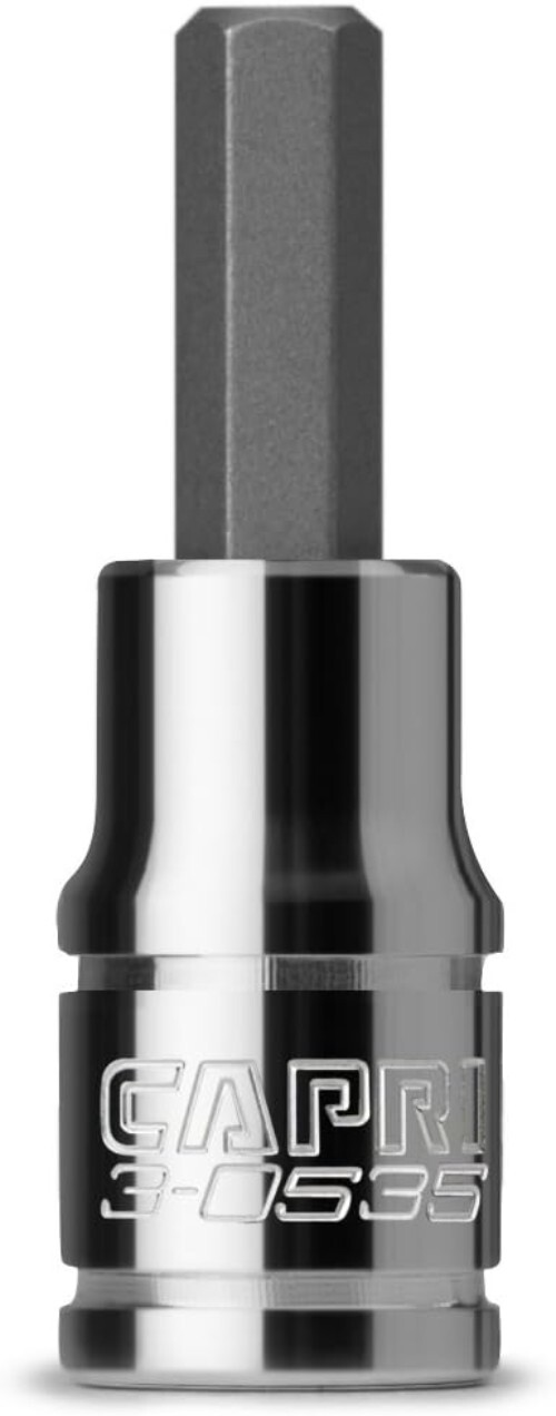 5 mm Hex Bit Socket – SmartKrome Coated, 1/4-Inch Drive for Corrosion Resistance