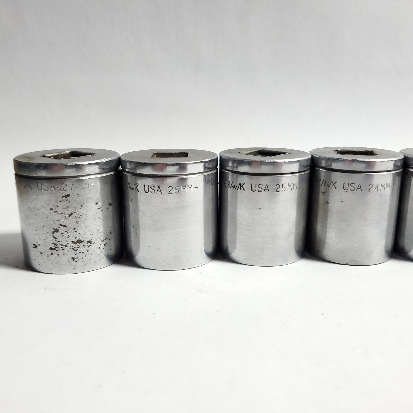 Blackhawk 13 pc. 1/2″ Drive Metric Socket Set 27mm-15mm 42027M-42015M