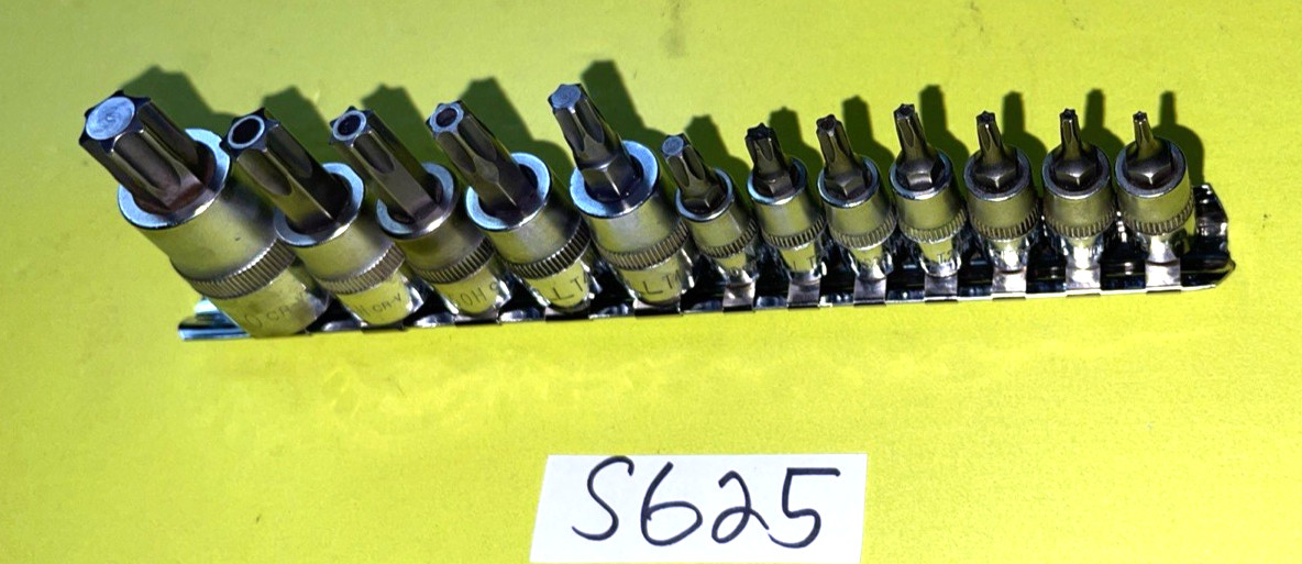 CORNWELL TOOLS 12 PIECE MULTI DRIVE TORX BIT SOCKET DRIVER SET TAMPER RESISTANT