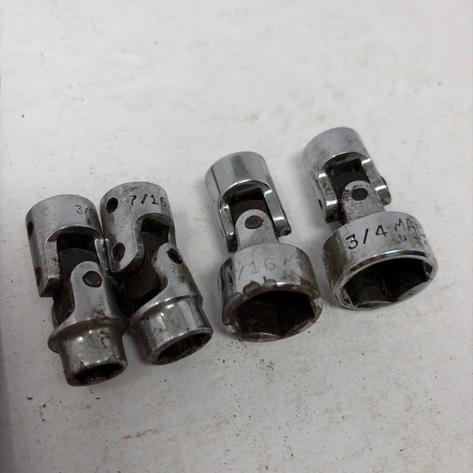 Mac Tools 5pc 3/8″ Drive 6pt Swivel Socket 3/8-7/16-11/16-3/4 – X6E 6” Extension