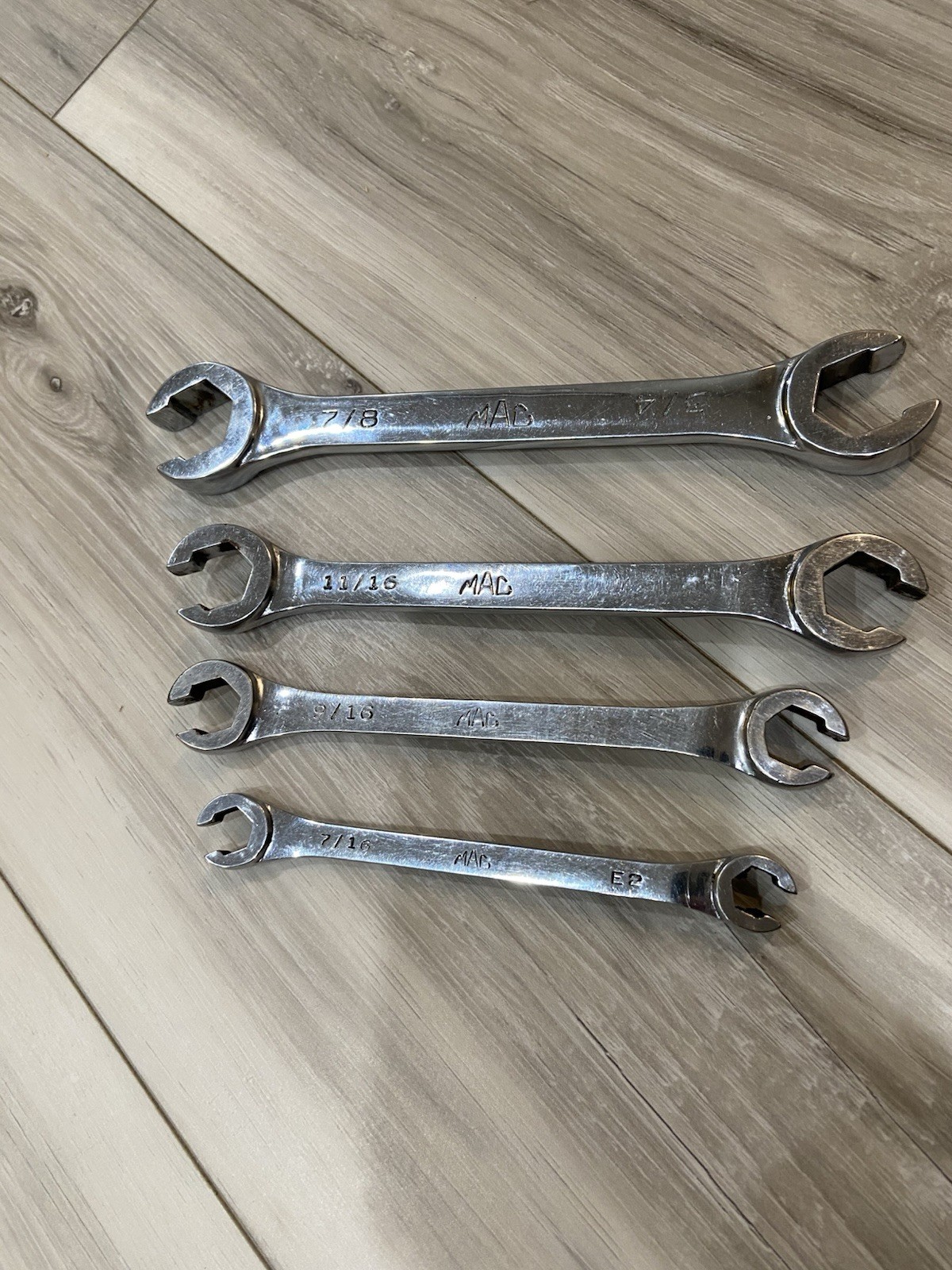 Mac Tools 4 Piece Flare Nut Wrench Set