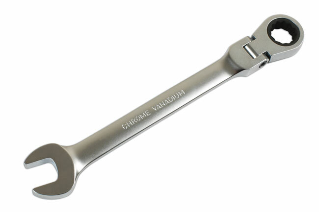 Laser 7350 Flexi Head Ratchet Ring Spanner Set