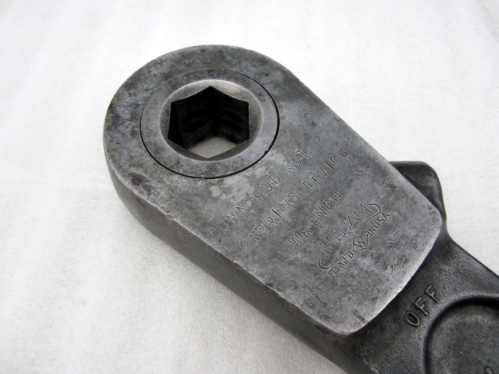 Vintage Williams Hex Drive Ratchet NX-50 Conn Rod Nut Barring Device USA