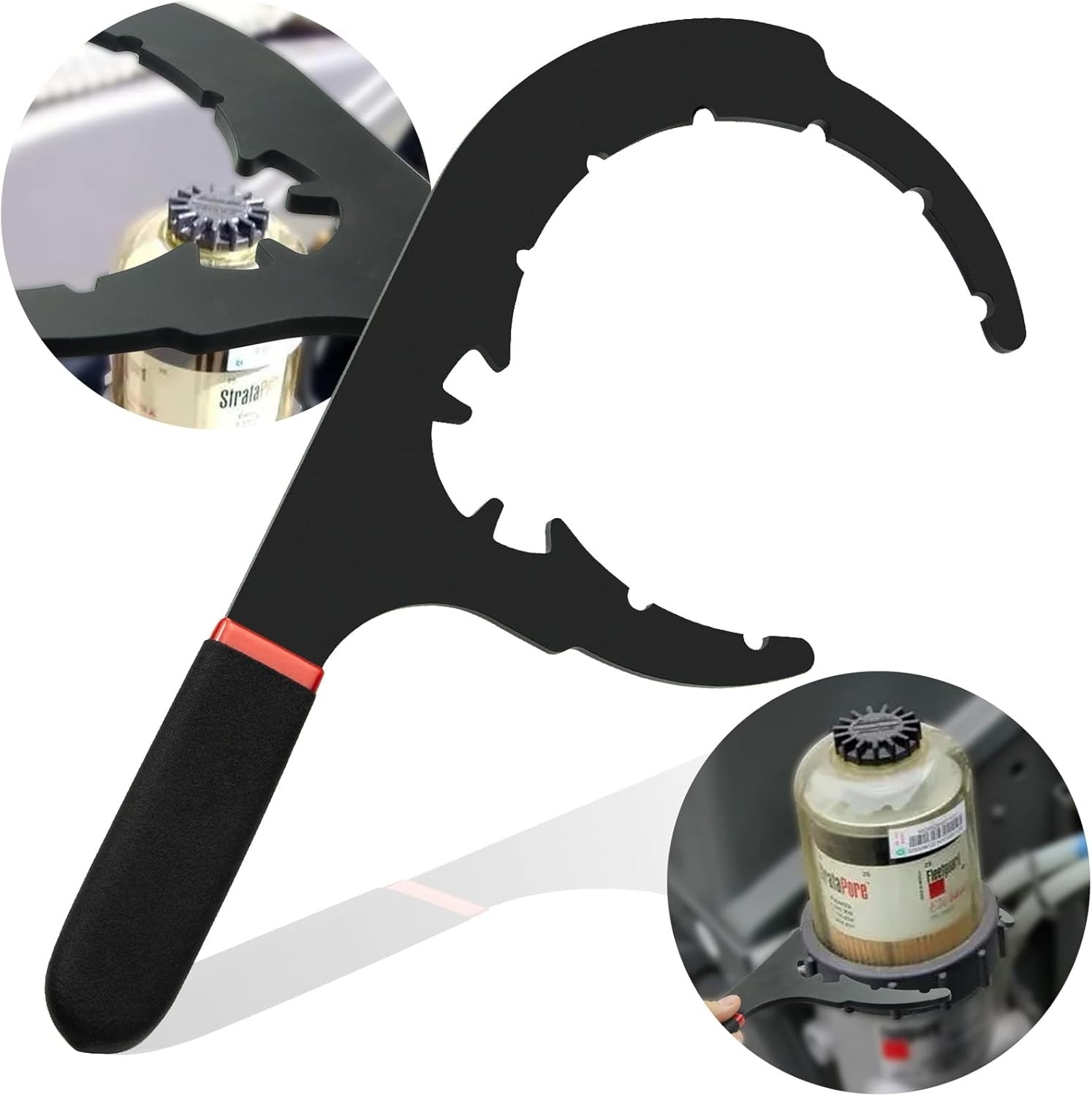 Heavy-Duty Fuel Filter Wrench with Non-Slip Grip – Fits Various Diesel Engines
