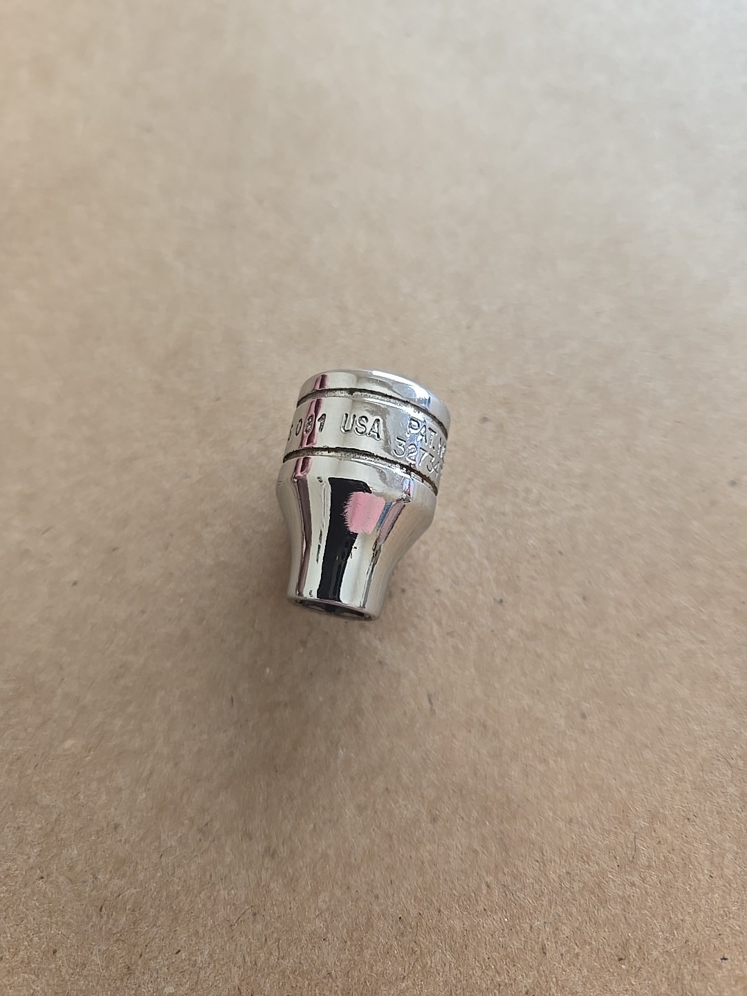Snap On 3/8″ Drive 1/4″ 6PT SAE Shallow Chrome Socket FS081