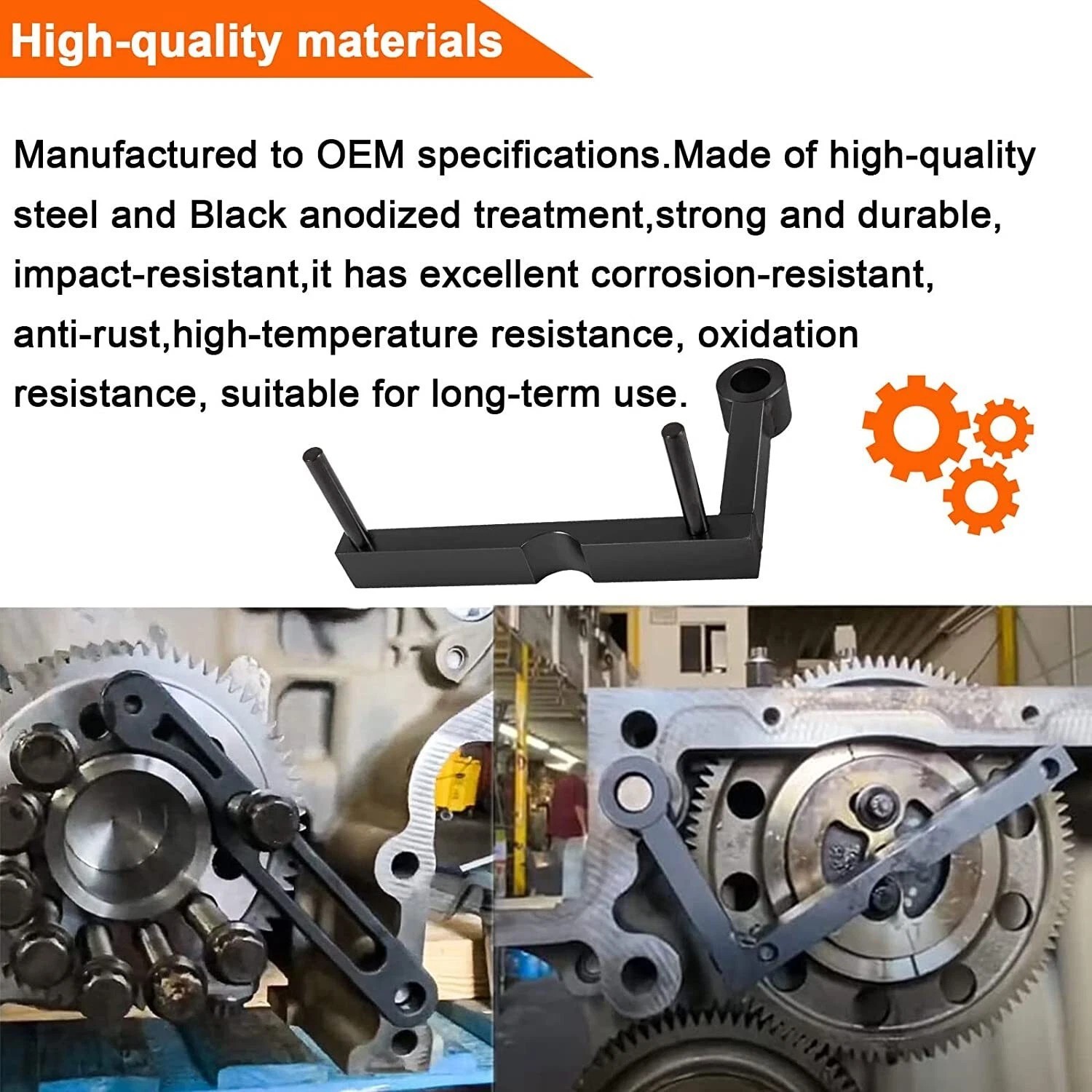 Detroit Diesel DD13/15 Idler 3 Cantilever Tool J-47487+TDC Locating Tool J-48630