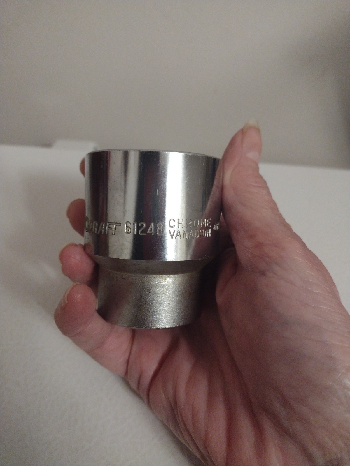 Vtg True-Craft 1-1/2″ Jumbo Socket 3/4″ Drive 12pt # 61248 Japan Chrome Vanadium