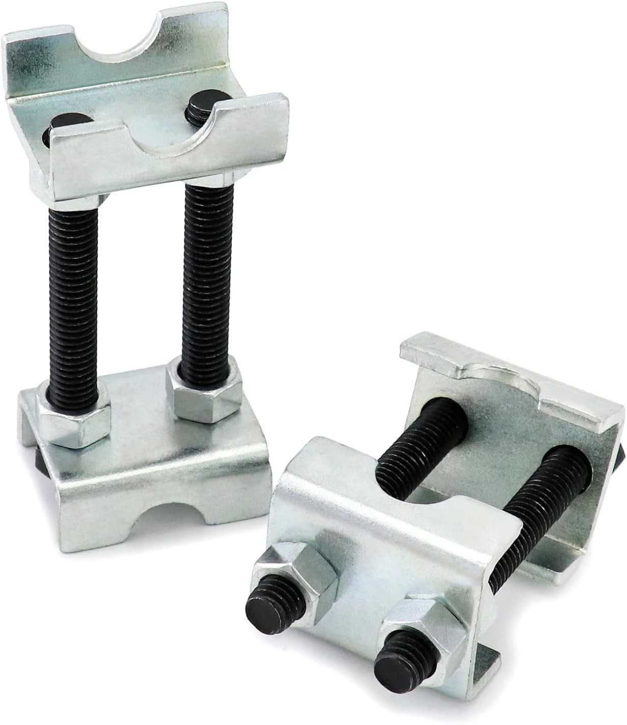 8 Pack 2-Way Adjustable Spring Spacers – Universal Steel Coil Spring Compressors