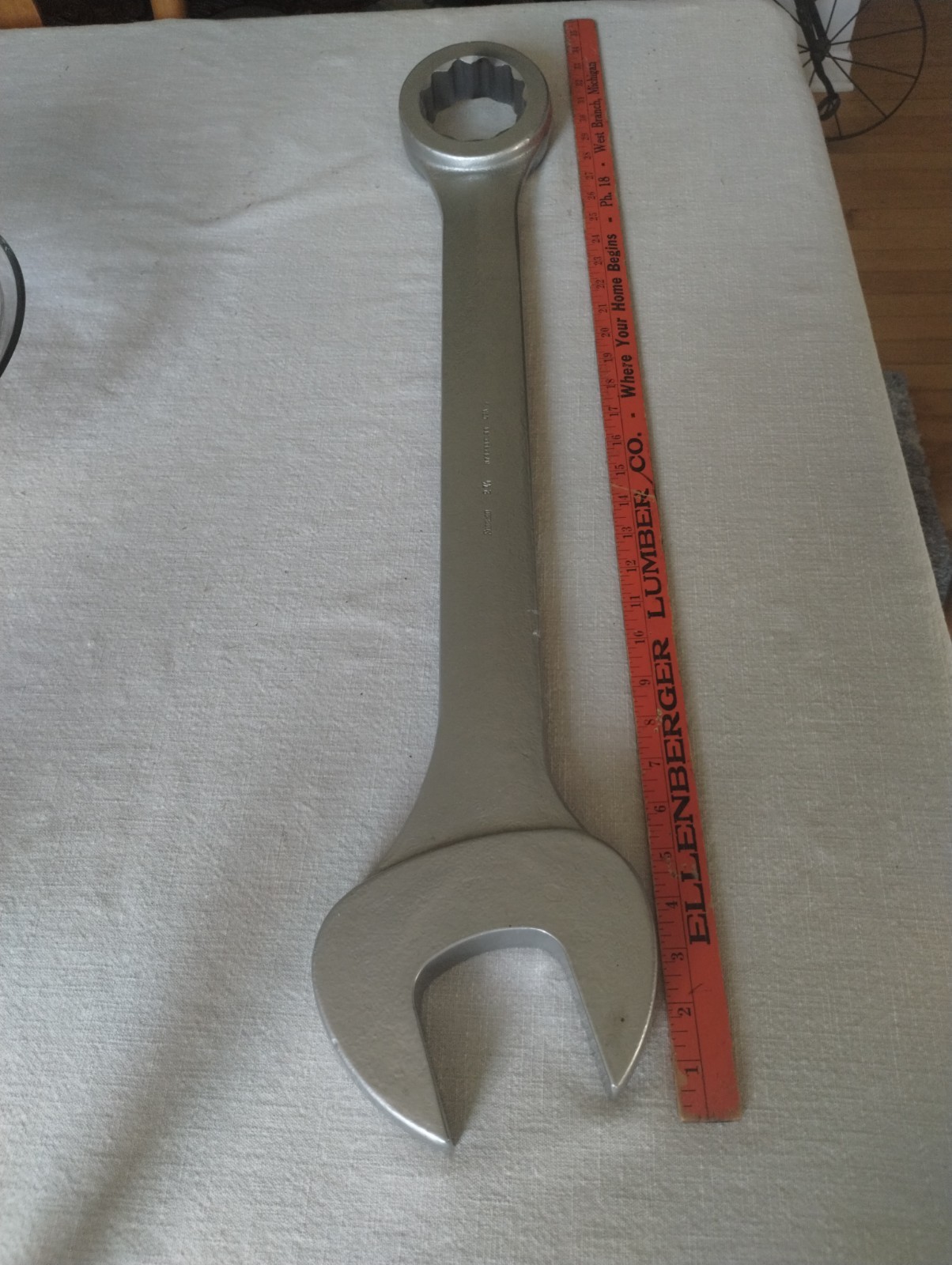 Snap-on Tools Giant Wrench 31″ Jumbo 2 7/8 Prop Wall Mount N782982.88 Rare Find