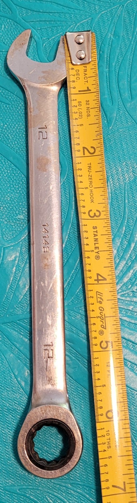 GM Performance Parts 12mm Ratchet Combination Wrench PN14143 12 Point