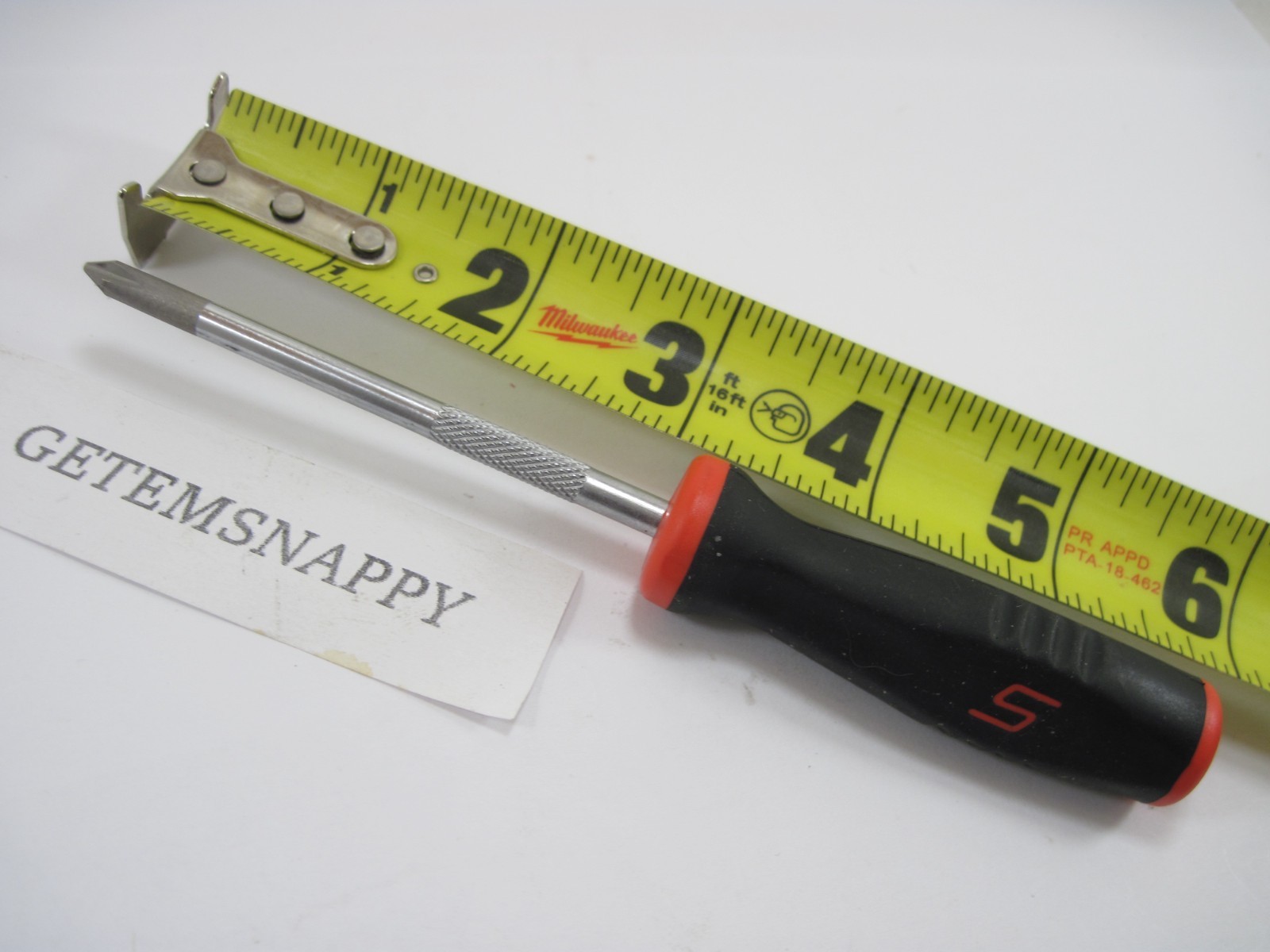 Snap On #1 Phillips Mini Screwdriver Soft Grip Orange Handle SGDP301 NEW