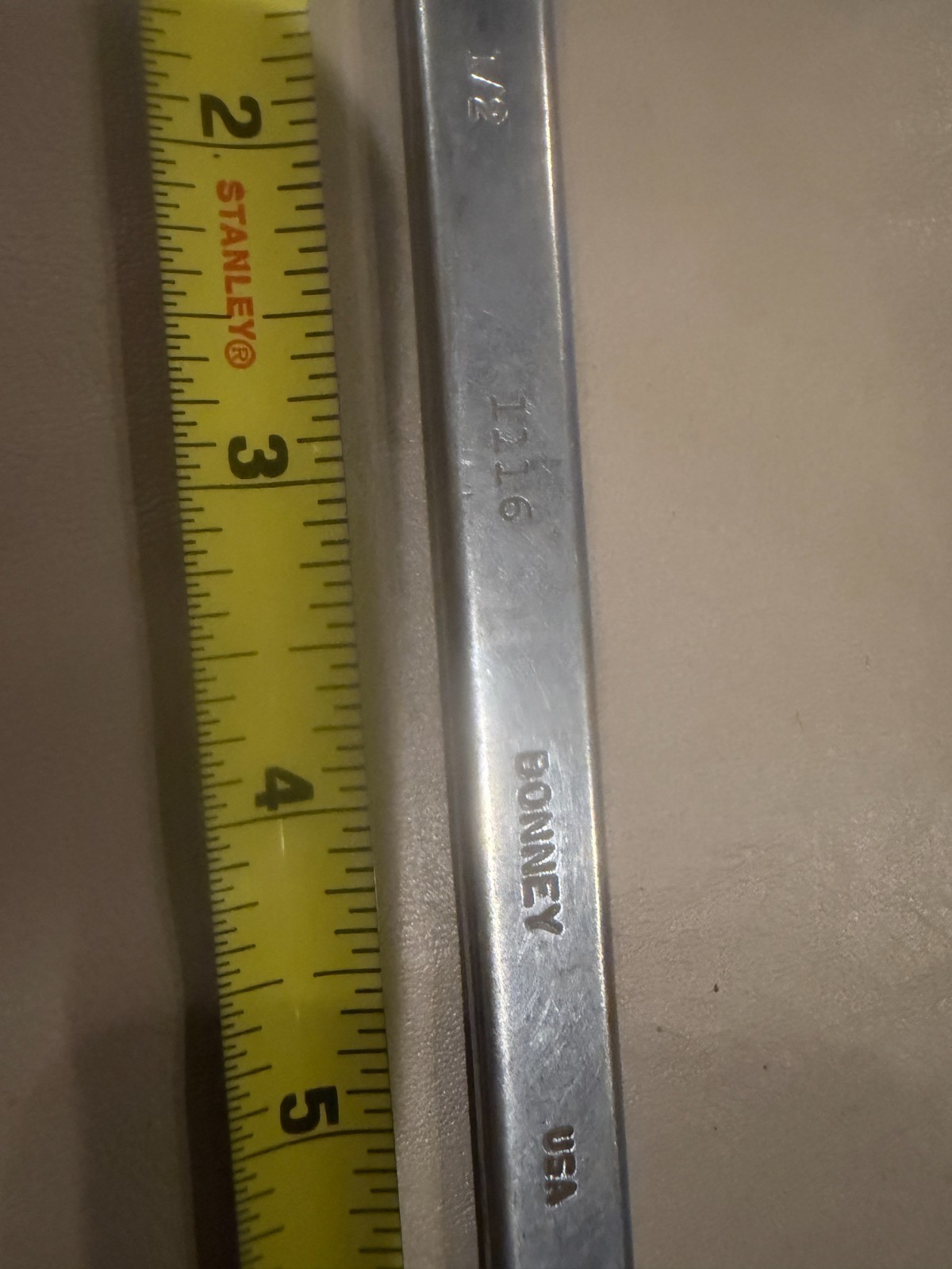 Bonney 1/2″ Combination Wrench #1116, SAE, USA made. In good condition